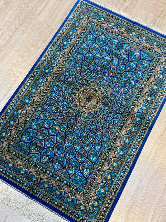 Silk Rug. Celestial Dome.