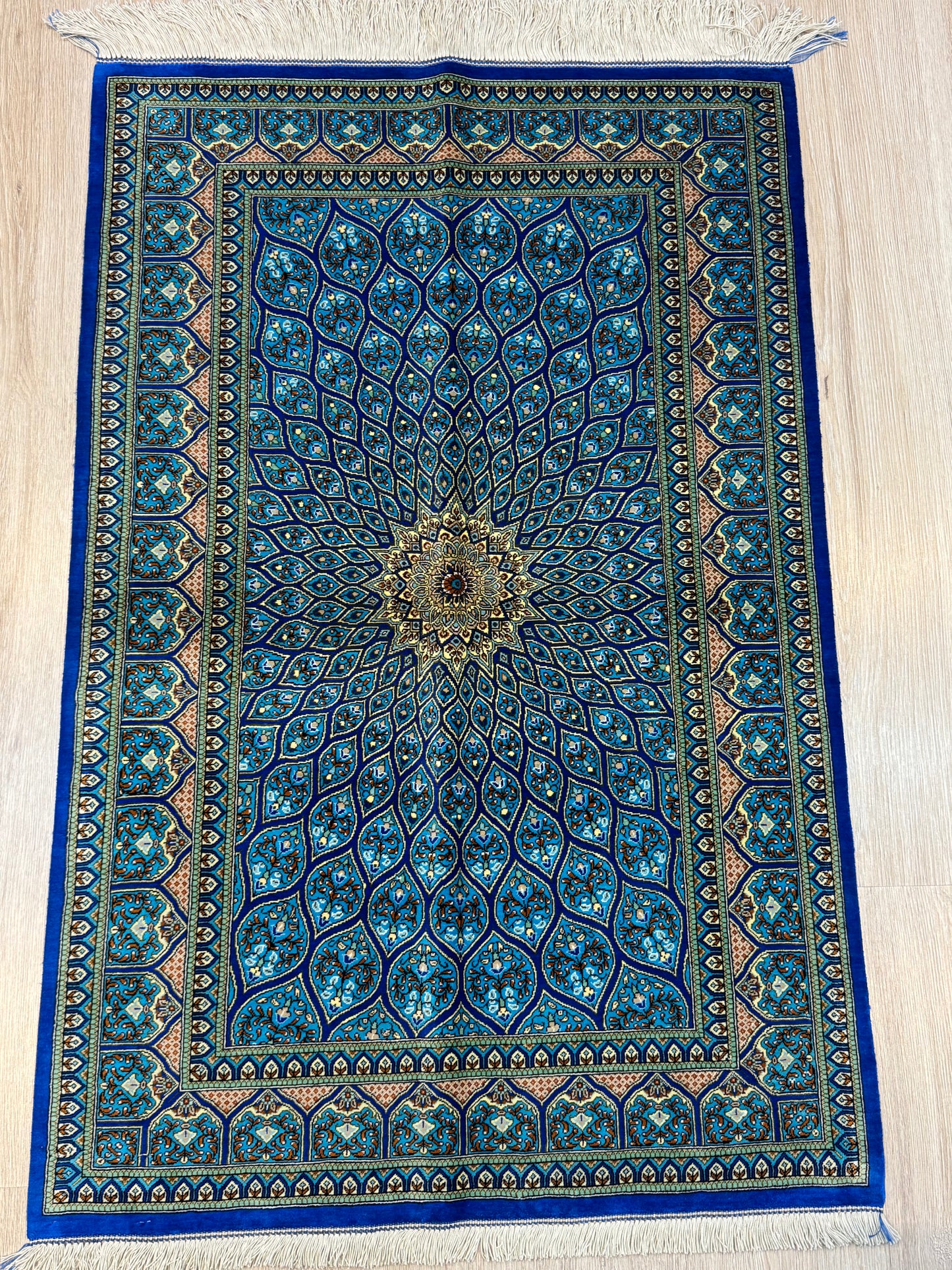 Silk Rug. Celestial Dome.