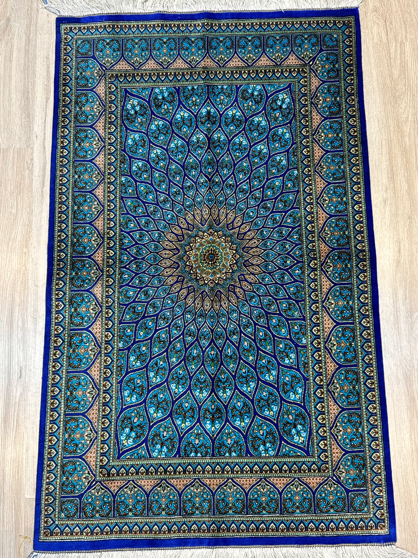 Silk Rug. Celestial Dome.
