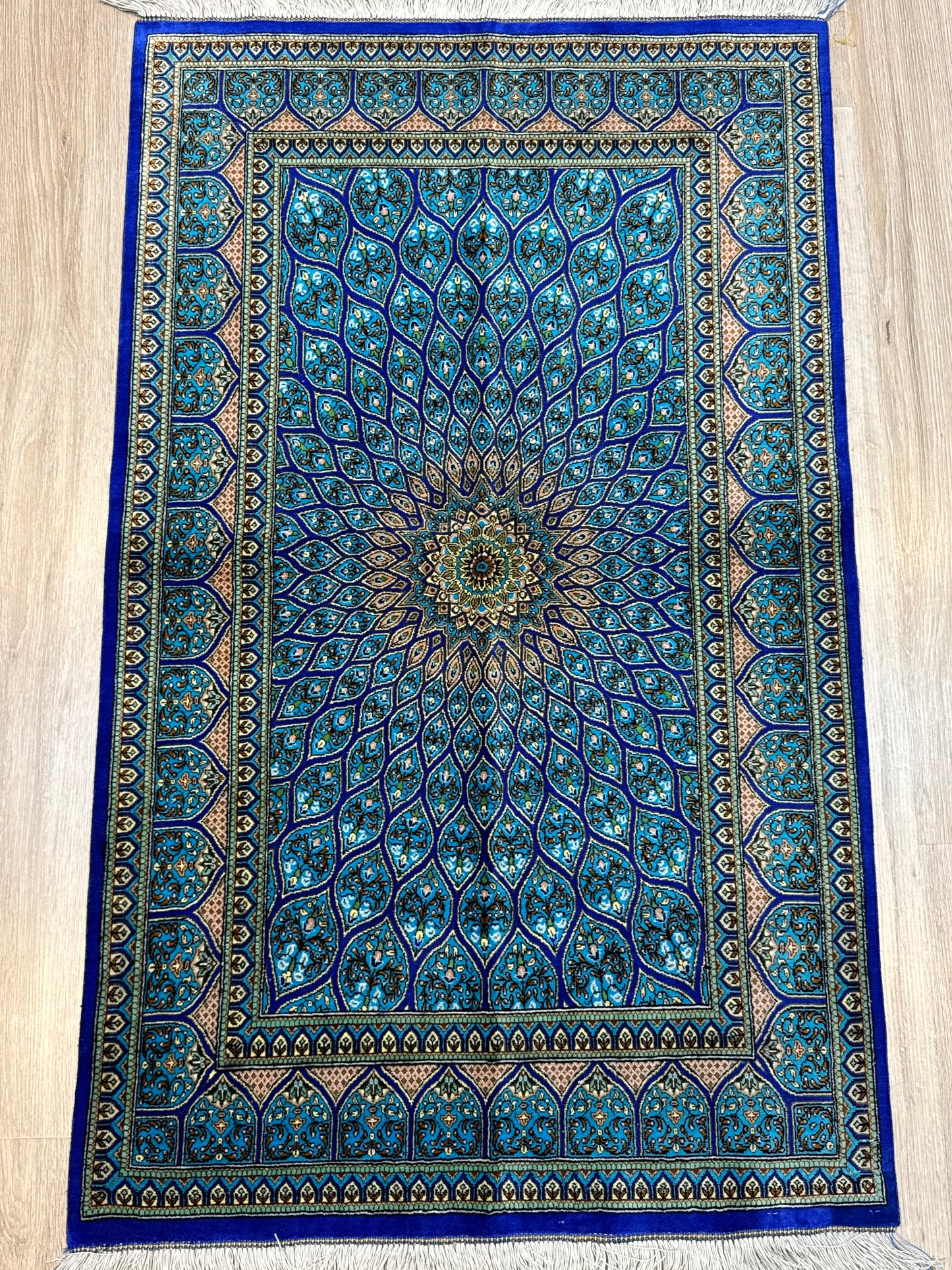 Silk Rug. Celestial Dome.