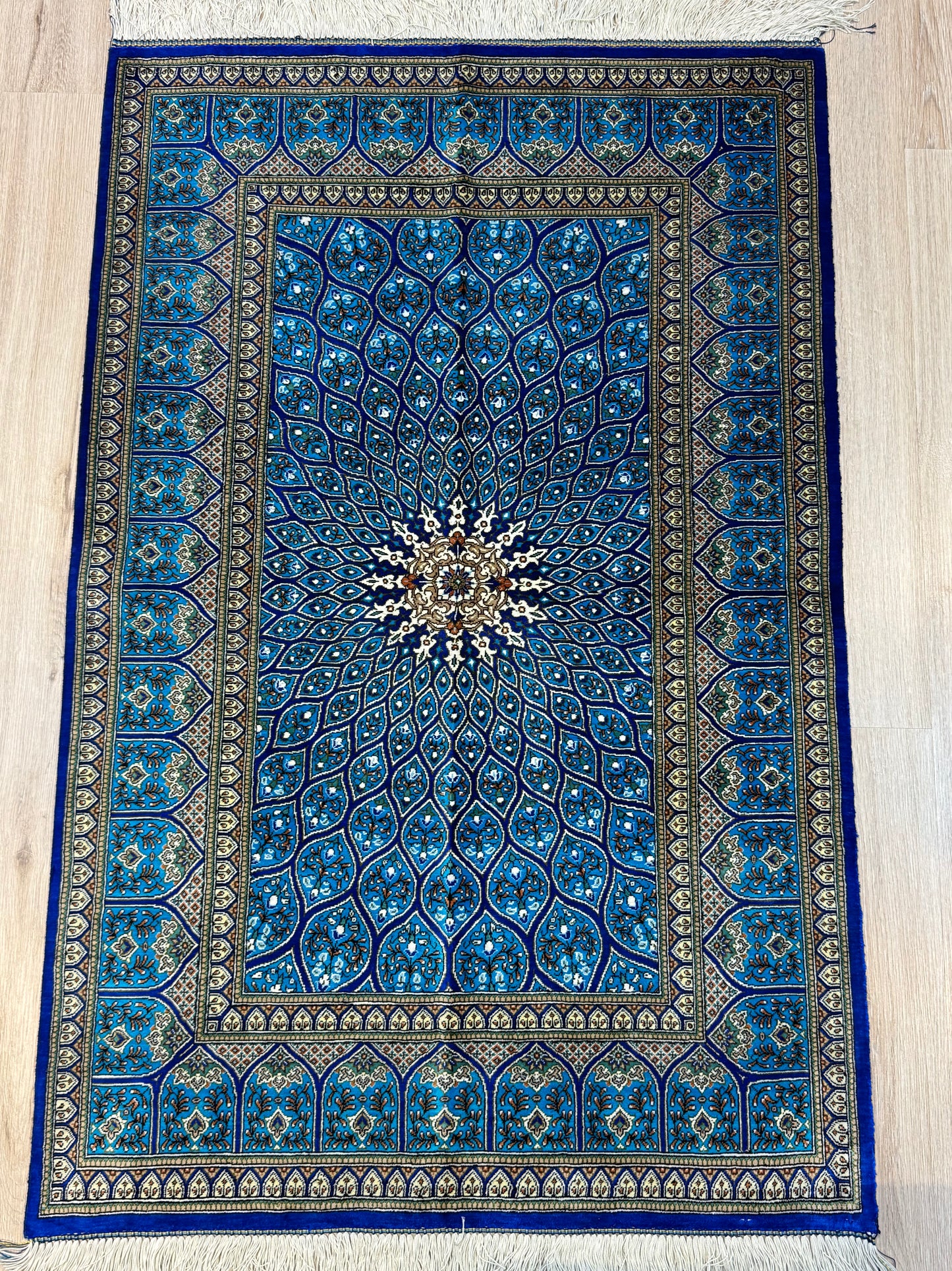 Silk Rug. Celestial Dome.