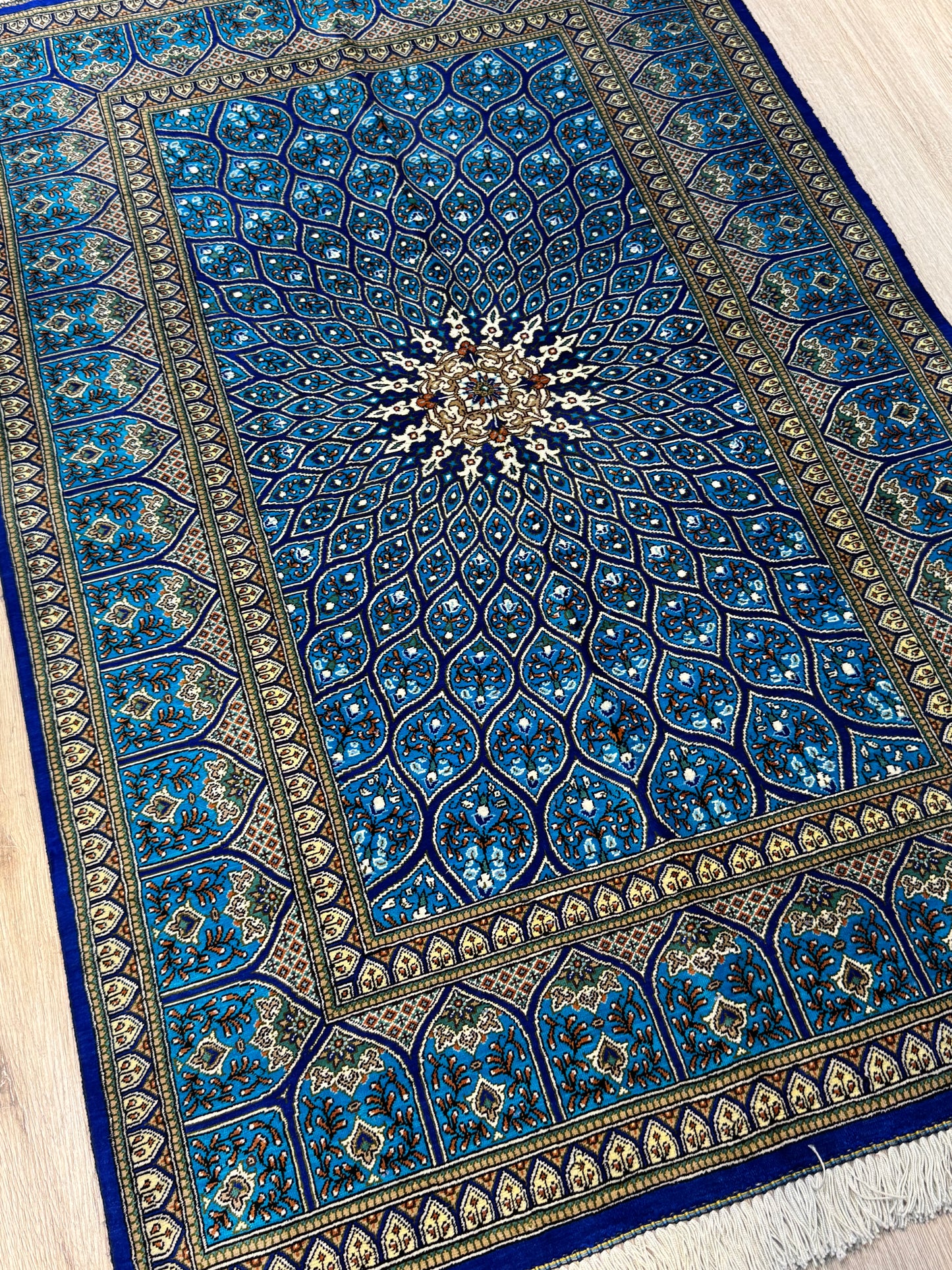 Silk Rug. Celestial Dome.