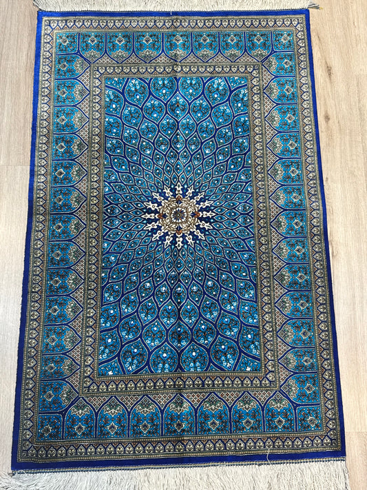 Silk Rug. Celestial Dome.
