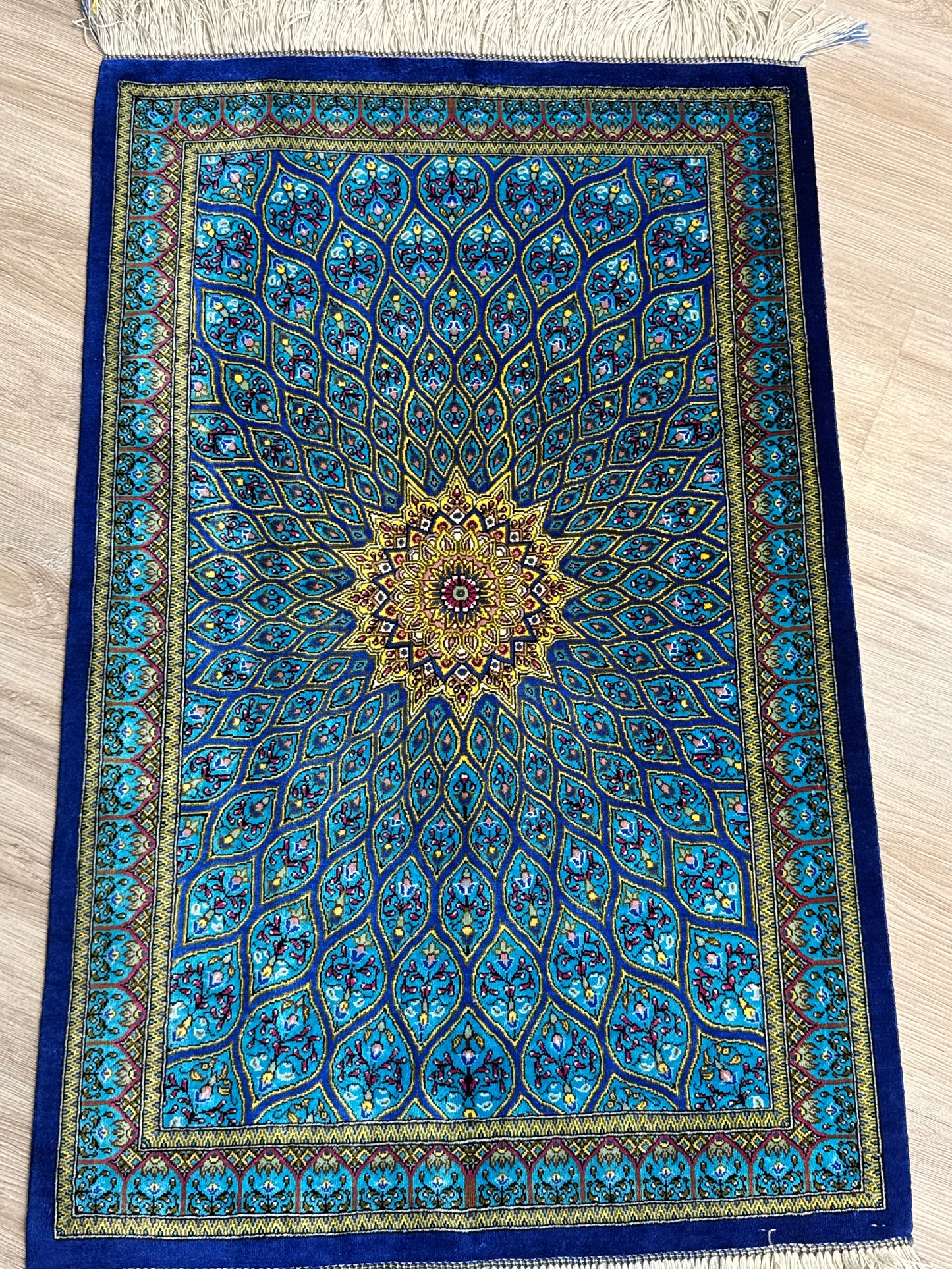 Silk Rug. Celestial Dome.