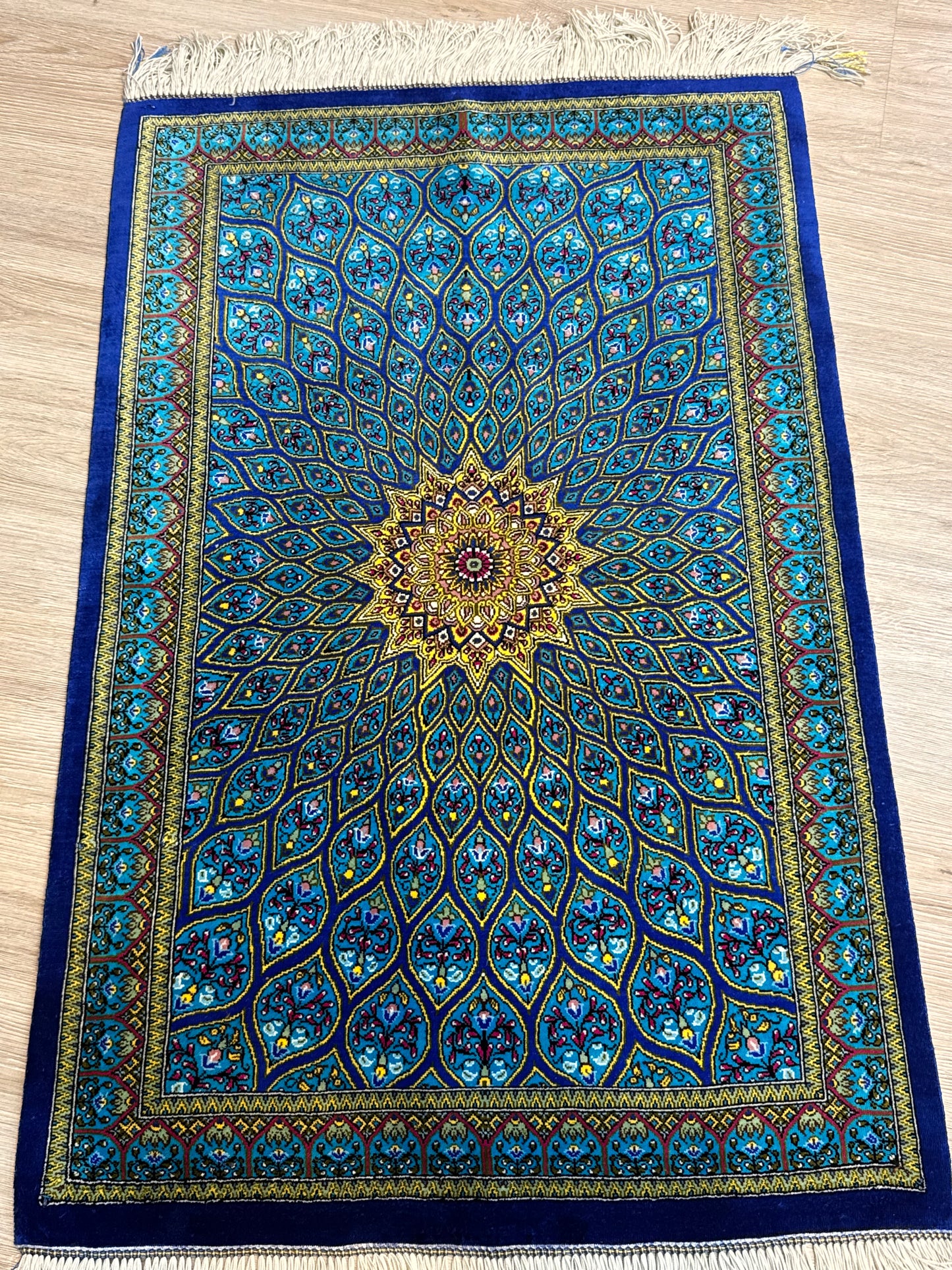 Silk Rug. Celestial Dome.