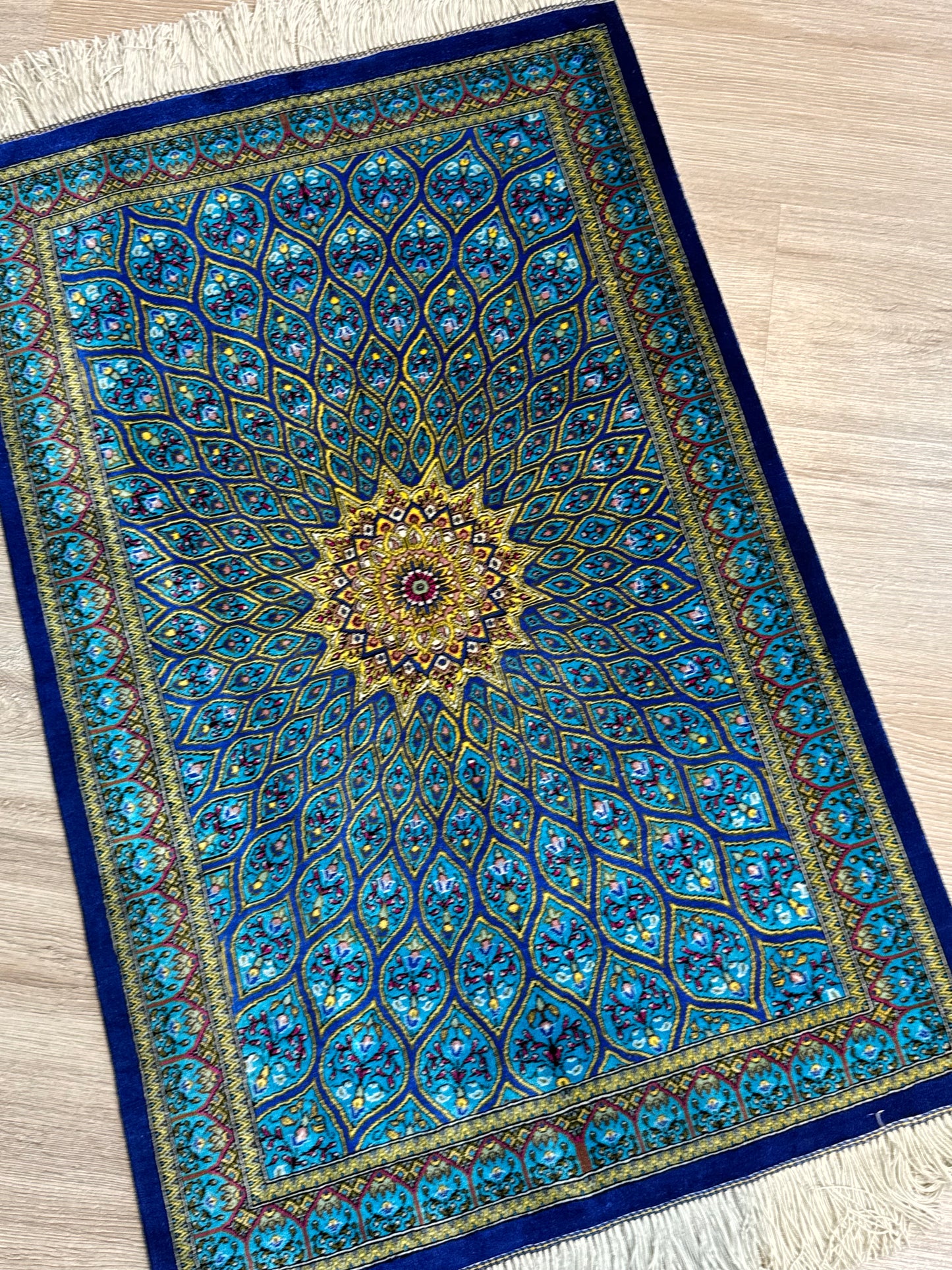 Silk Rug. Celestial Dome.