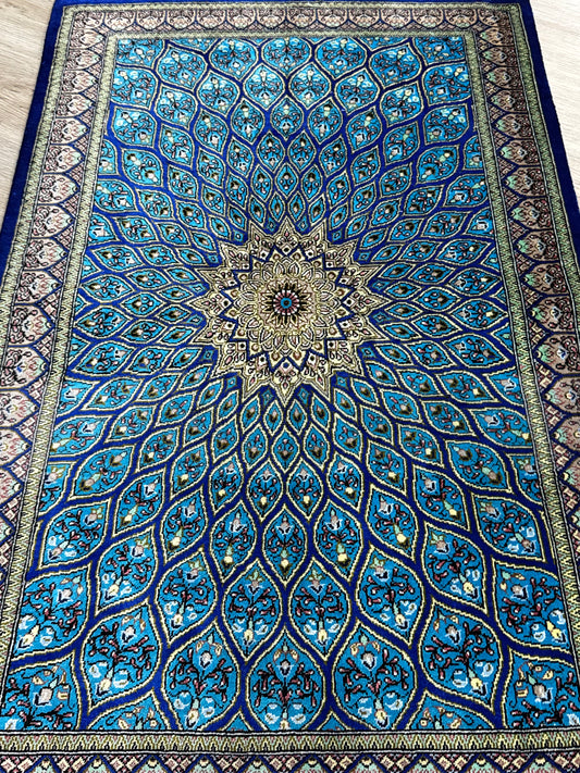 Silk Rug. Celestial Dome.