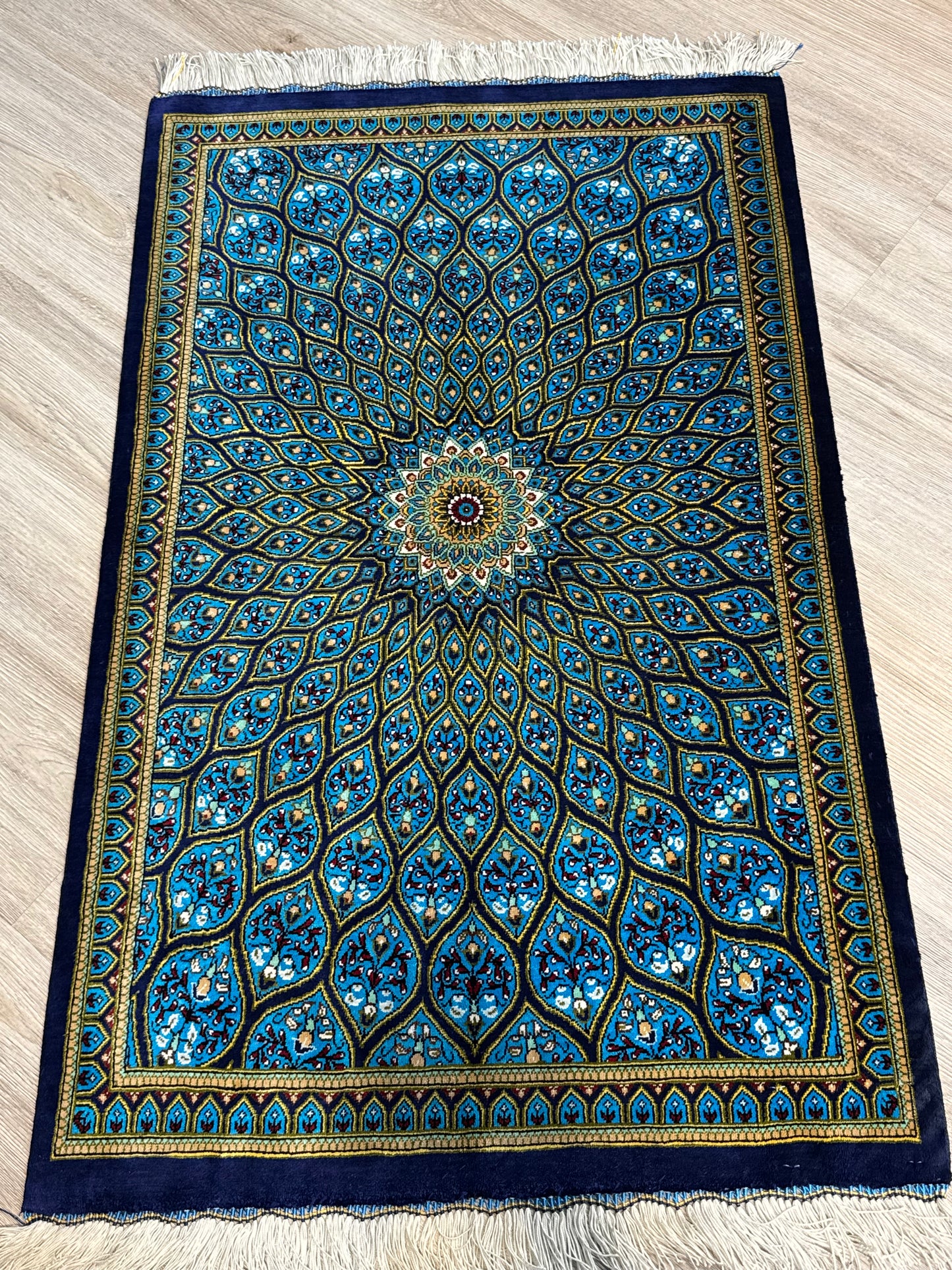 Silk Rug. Celestial Dome.