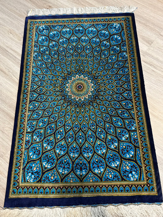 Silk Rug. Celestial Dome.