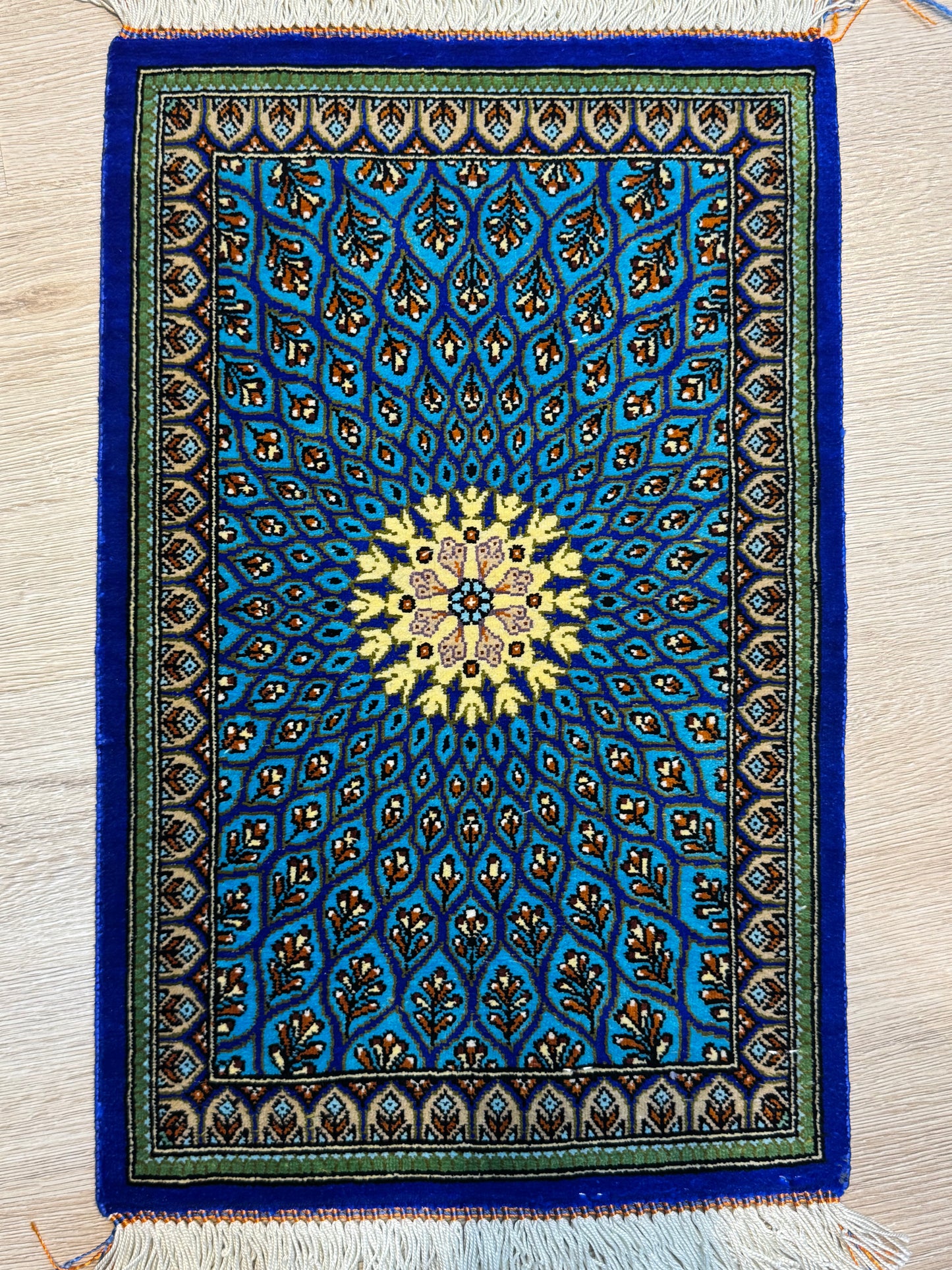 Silk Rug. Celestial Dome.