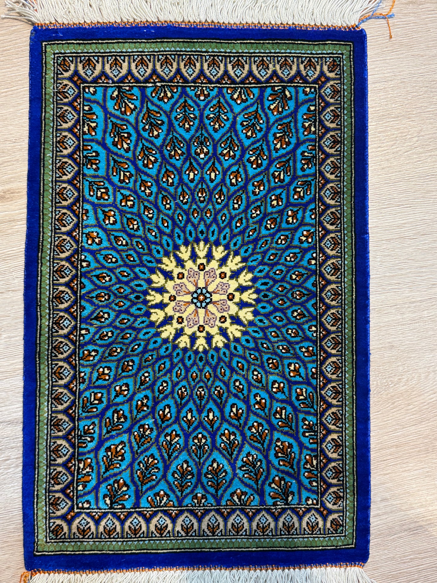 Silk Rug. Celestial Dome.