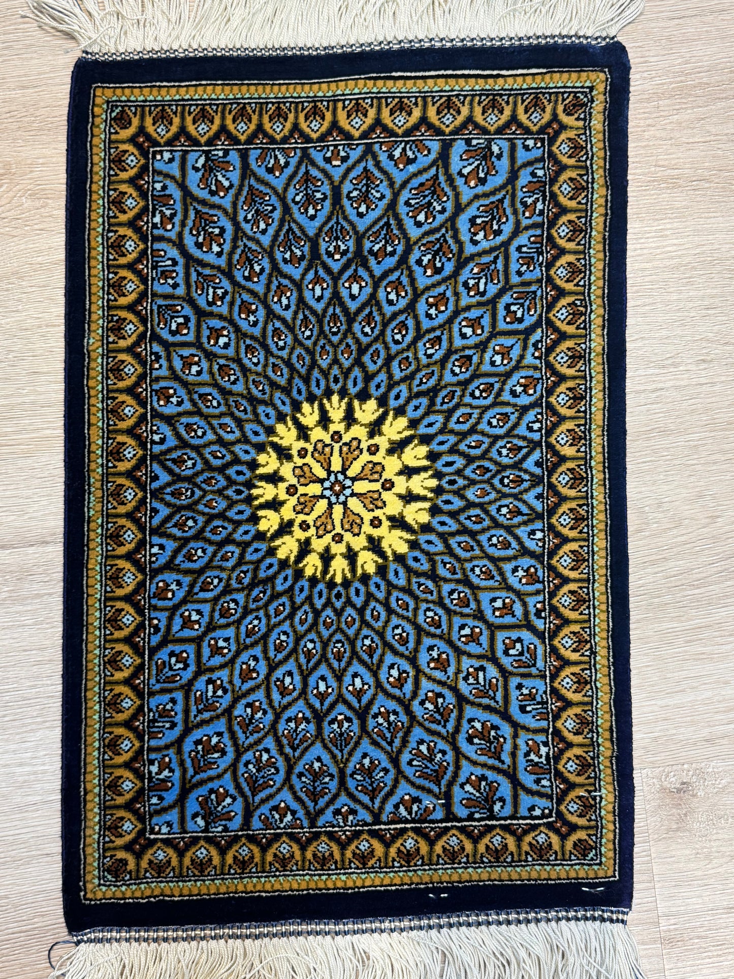 Silk Rug. Celestial Dome.