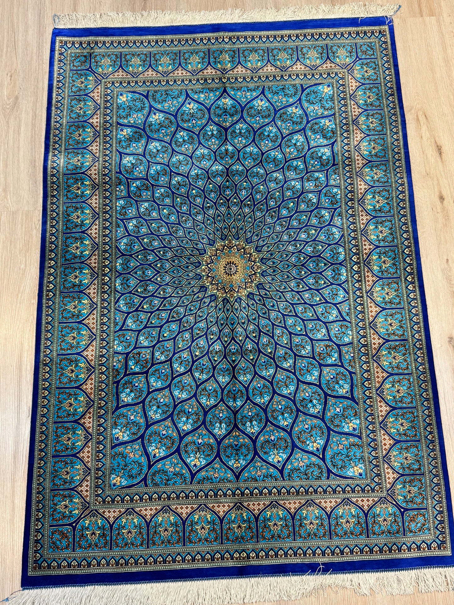 Silk Rug. Celestial Dome.