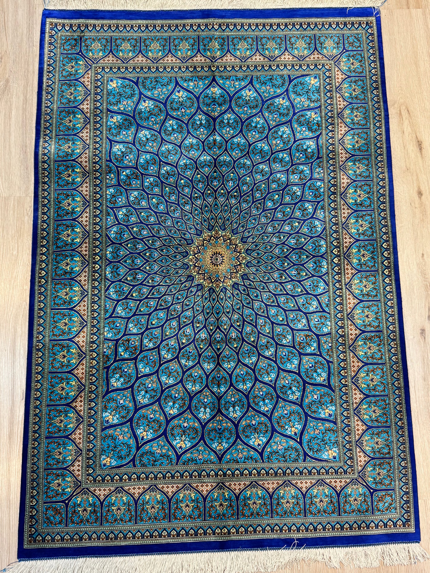 Silk Rug. Celestial Dome.