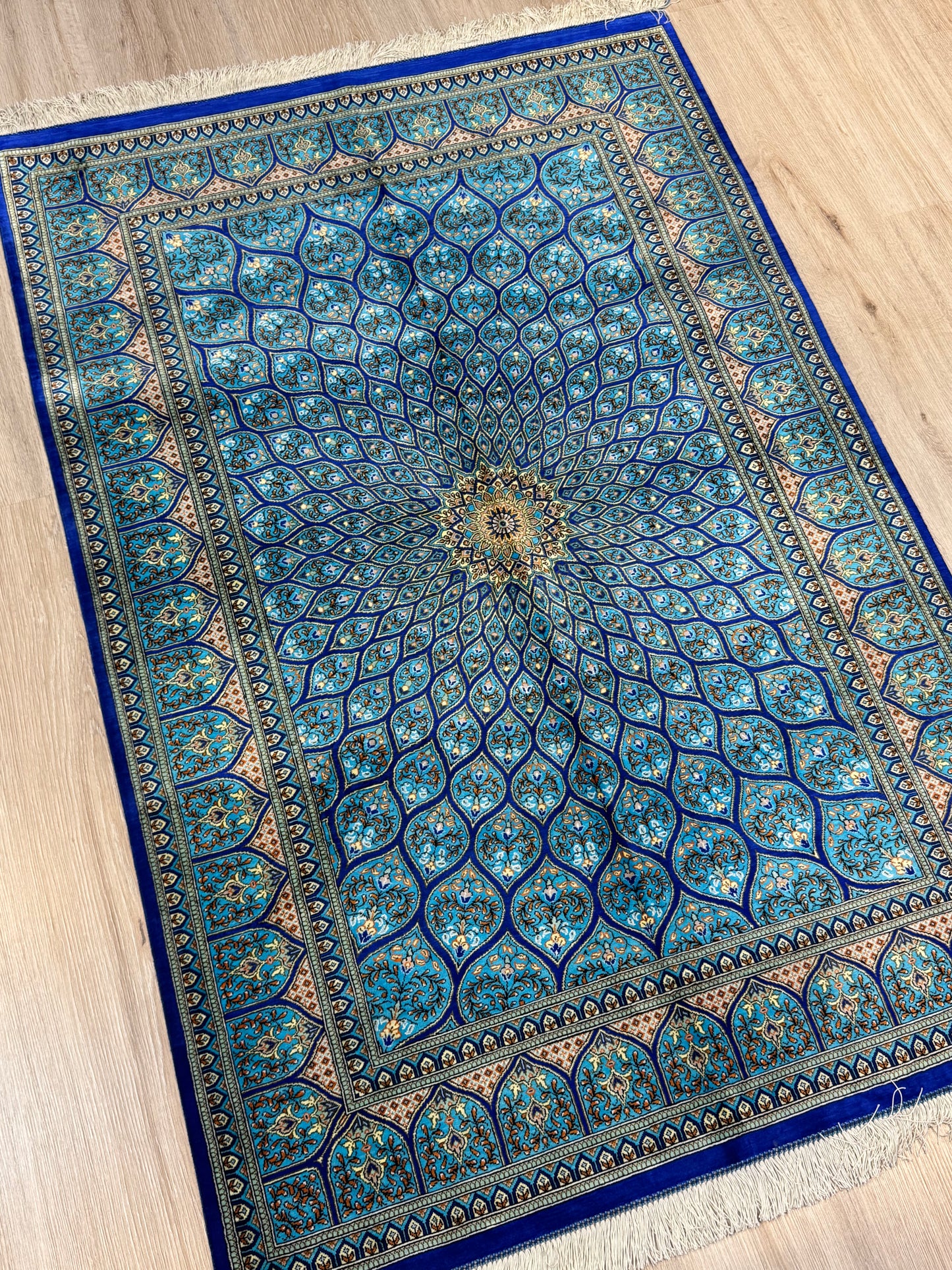 Silk Rug. Celestial Dome.