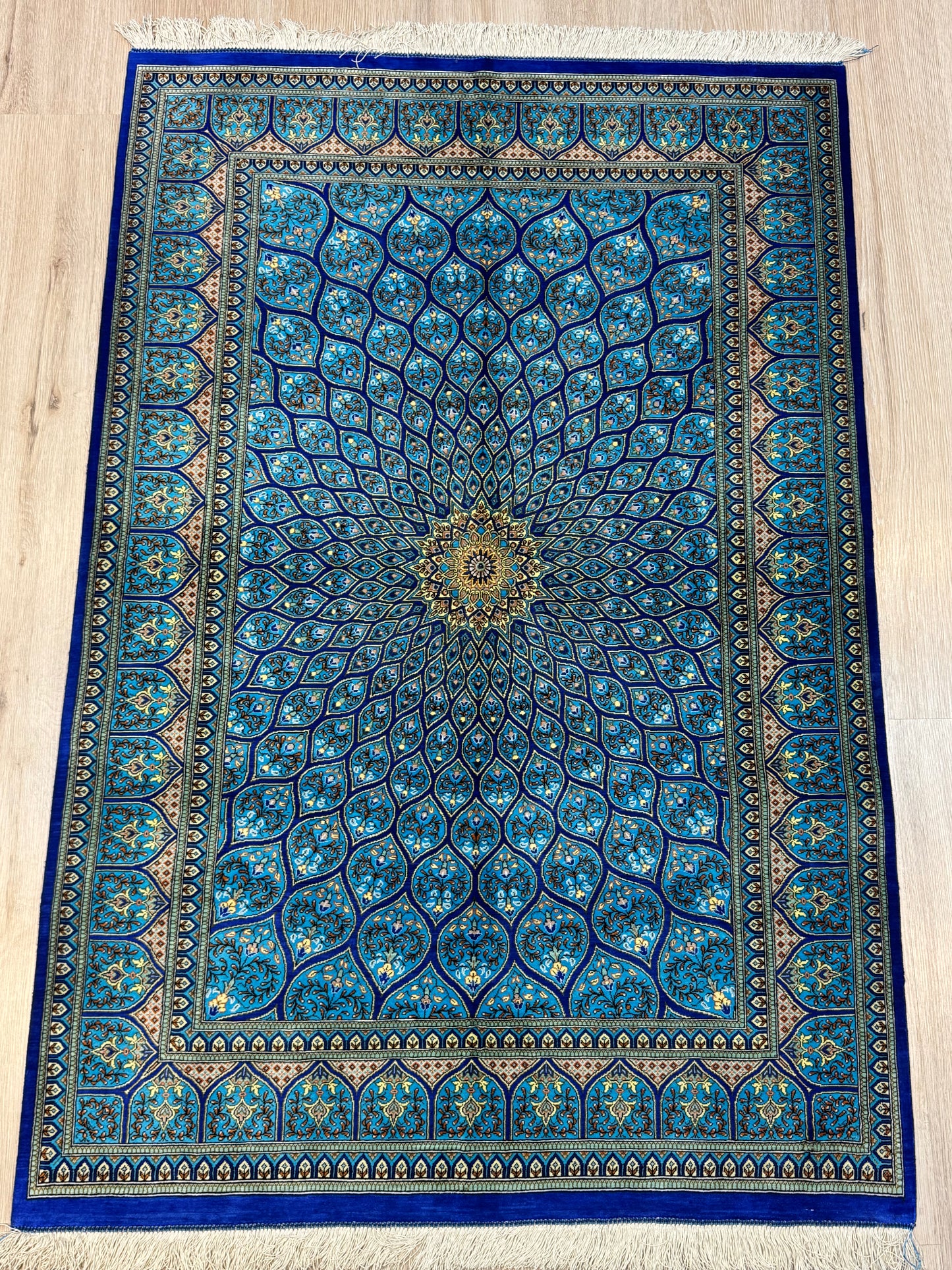 Silk Rug. Celestial Dome.