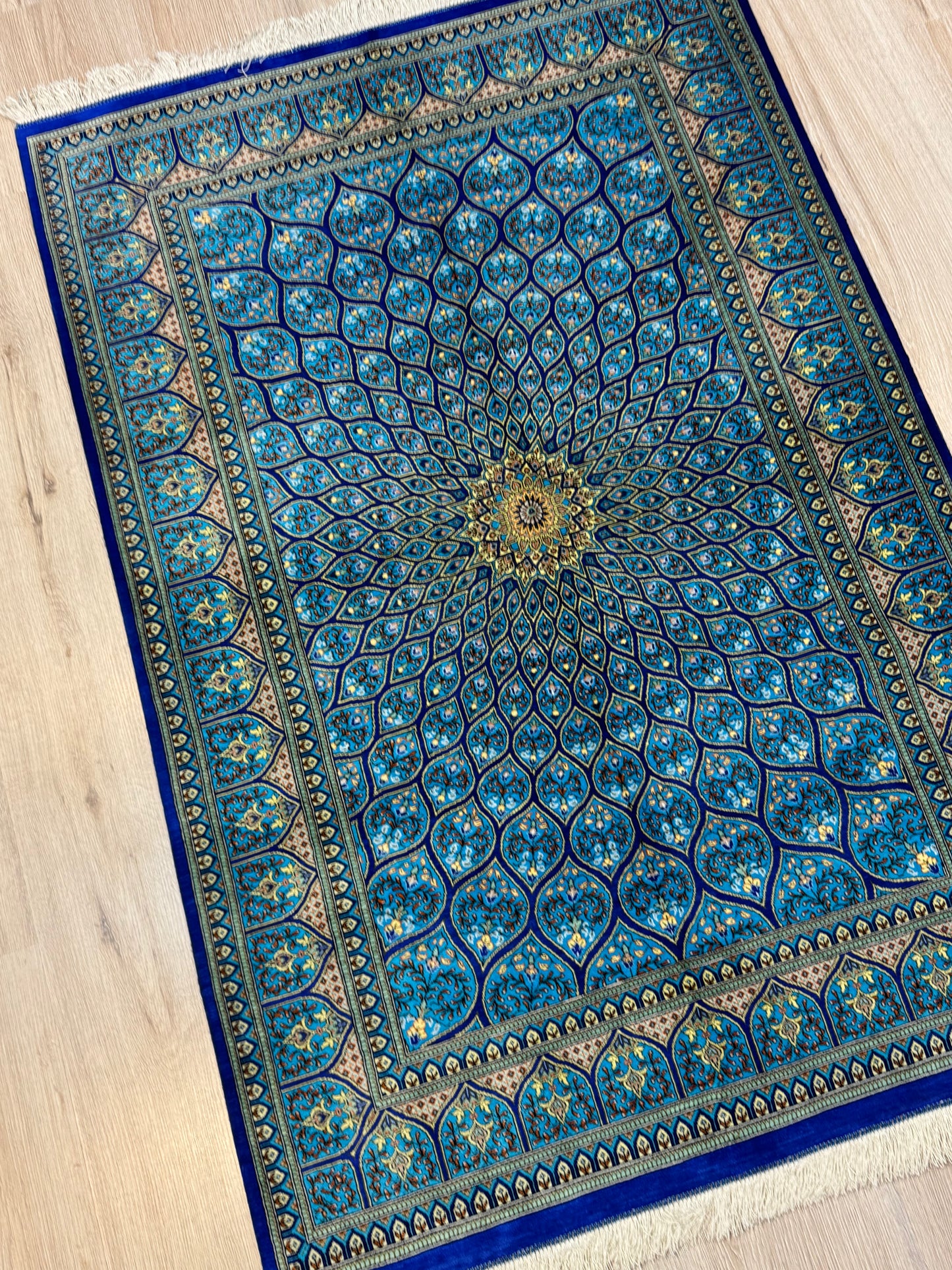 Silk Rug. Celestial Dome.