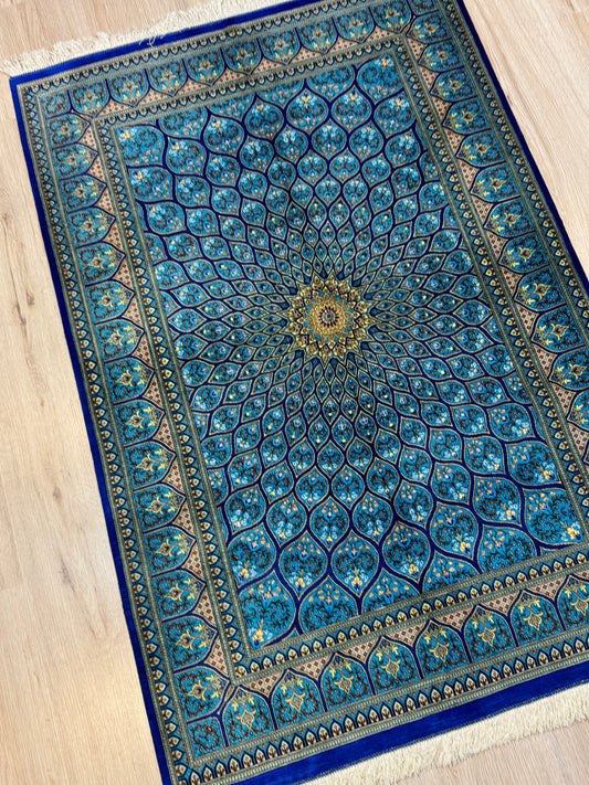 Silk Rug. Celestial Dome.