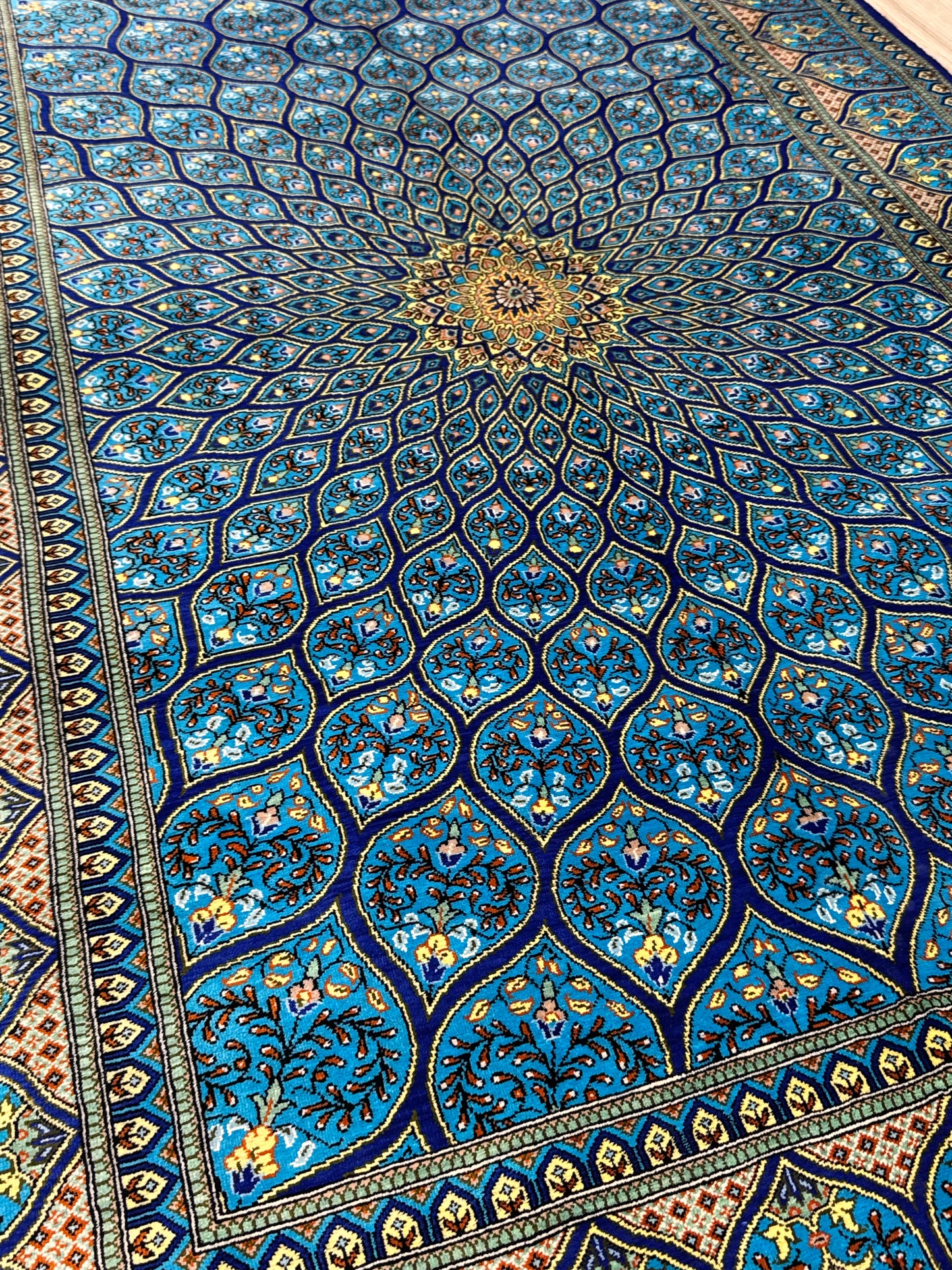 Silk Rug. Celestial Dome.