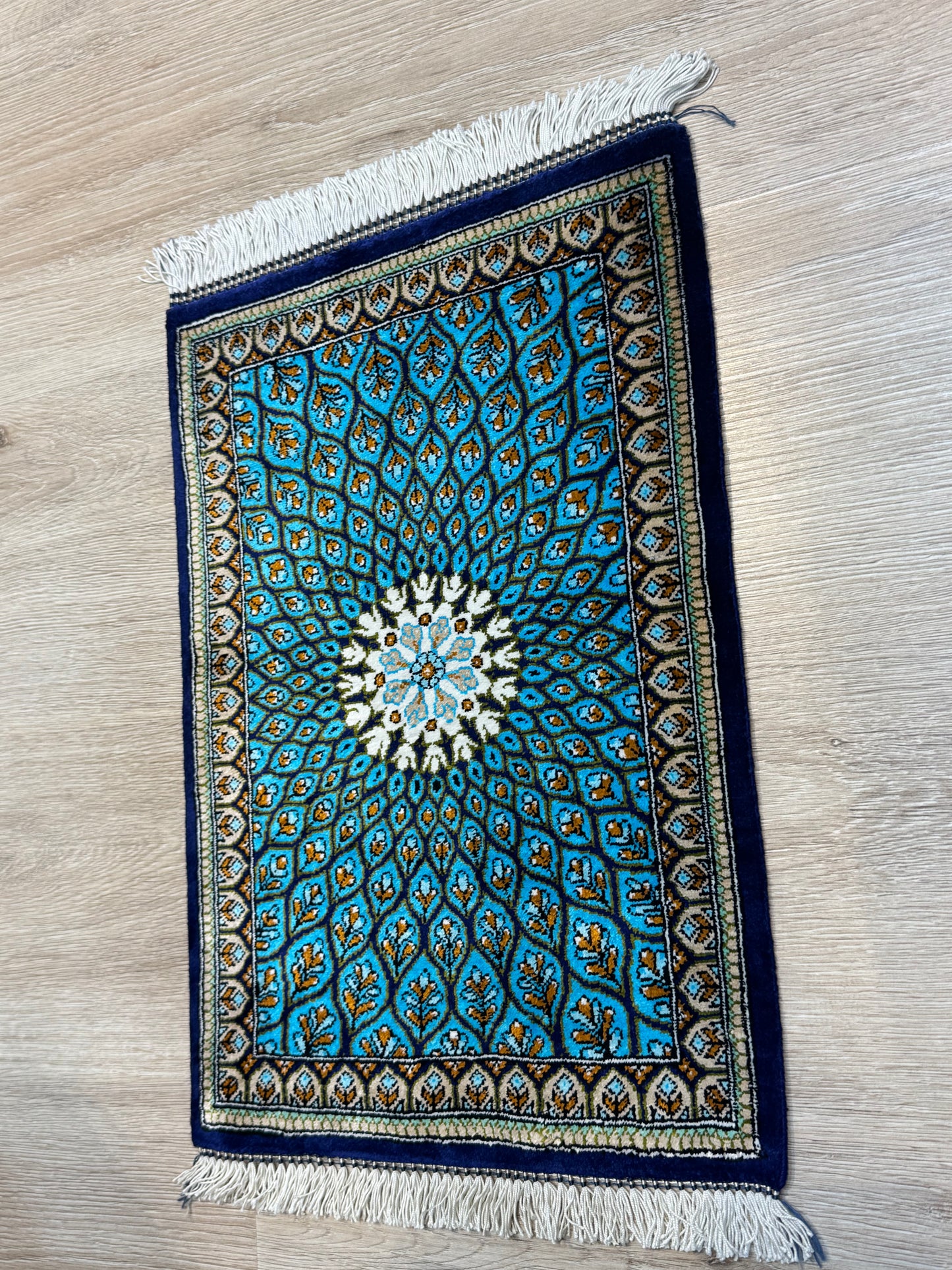 Silk Rug. Celestial Dome.